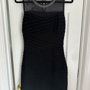 Elegant Black Sleeveless Dress